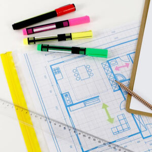 Pochette porte-plan transparent